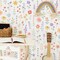 Wildflower Wall Decals - Removable & Reusable Fabric Wall Decals, Floral Wall Stickers for Kid's Rooms and Nurseries
